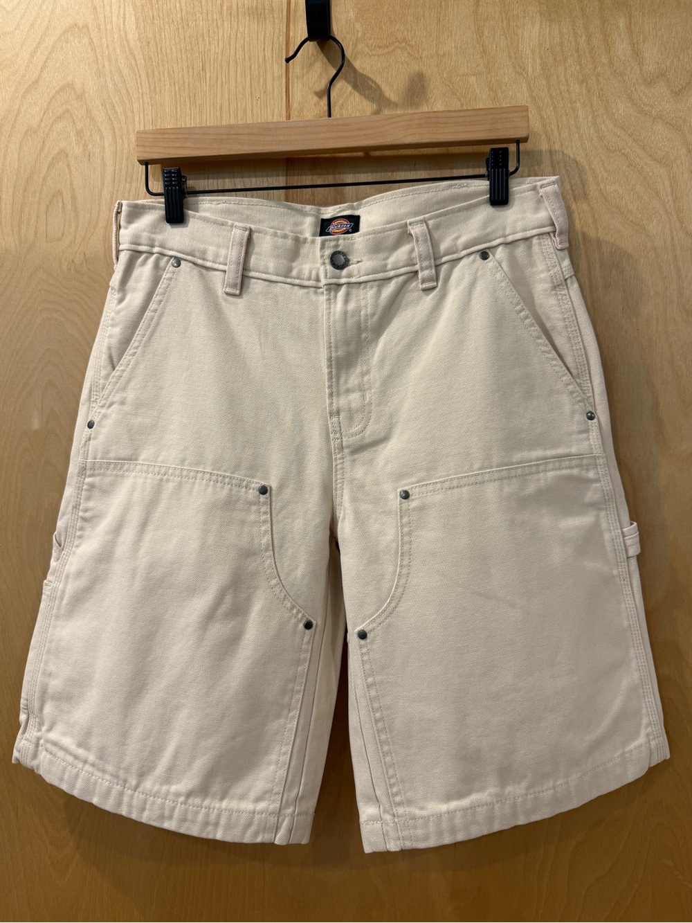 Dickies Men’s Cream Utility Cargo Shorts